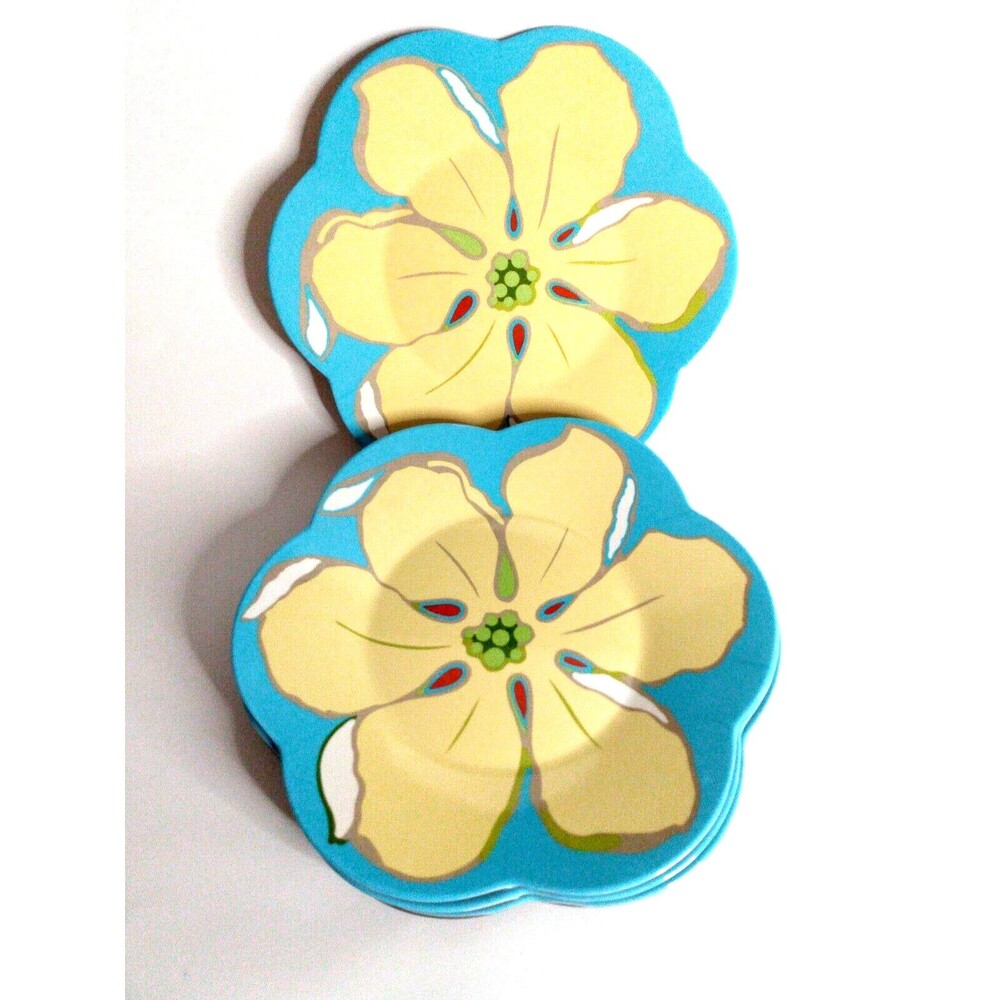Melamine Plates Target Home Ipanema Set Of 4 Blue Yellow, Green & Red
